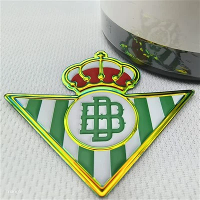 3D Metallic TPU Heat Transfer Badge