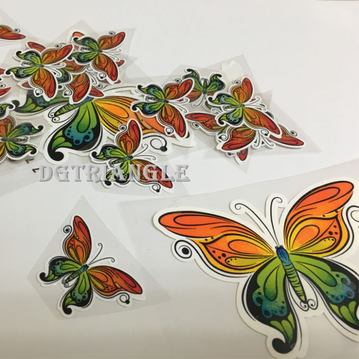 Multi-color Flat Silicone Heat Transfer Sticker