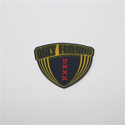TPU Raised Heat Transfer Badges For Football Club